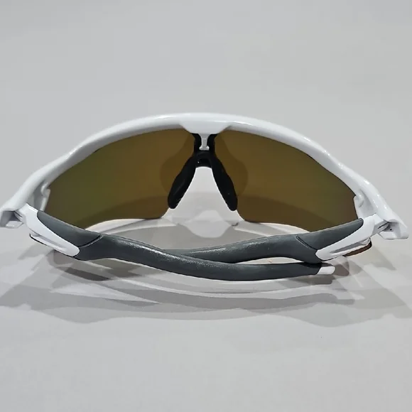 Sporty Sunglasses with Orange Lenses - Picture 3 of 7